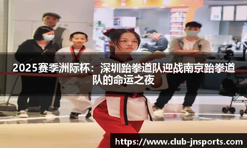 2025赛季洲际杯：深圳跆拳道队迎战南京跆拳道队的命运之夜